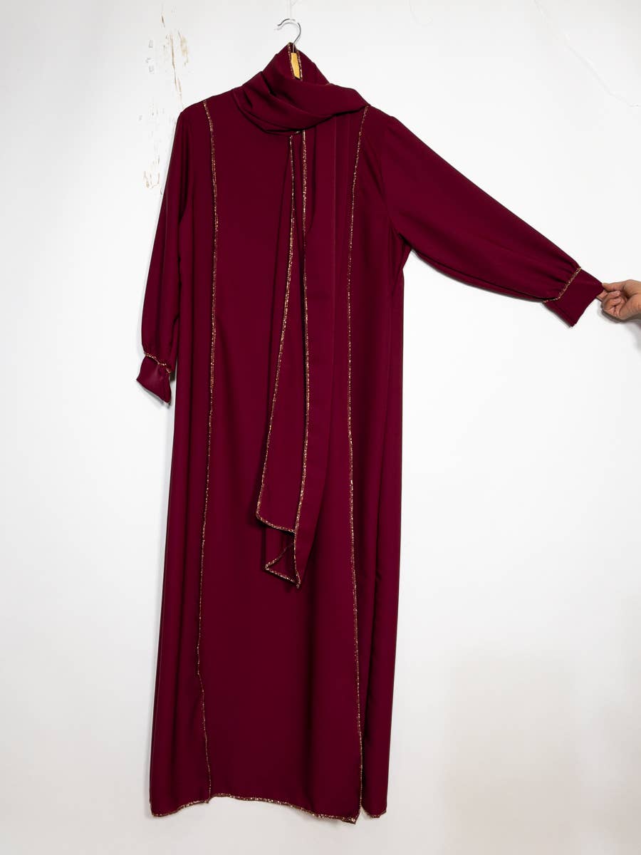 Medina silk prayer abaya