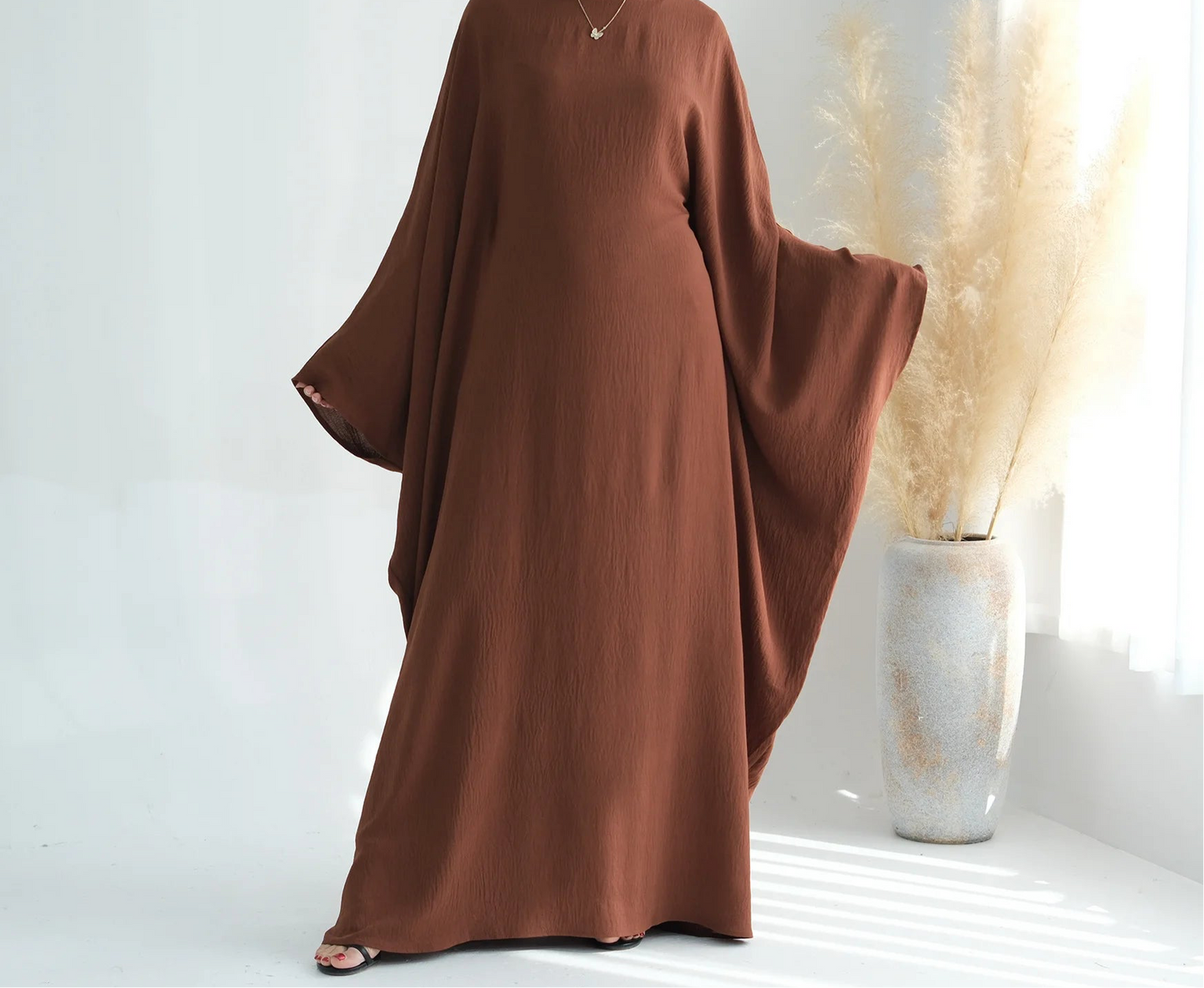 Inner belted Batwing Abaya