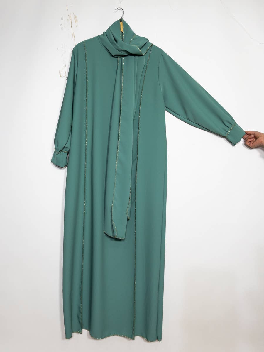 Medina silk prayer abaya