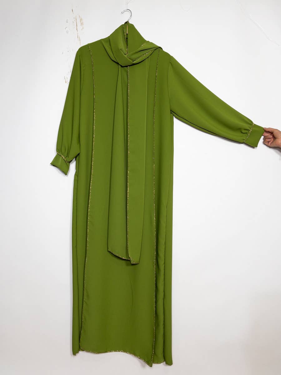 Medina silk prayer abaya